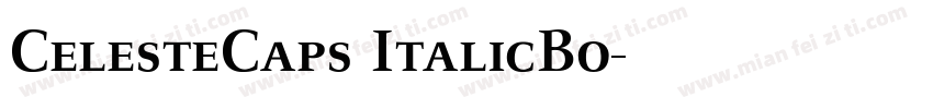 CelesteCaps ItalicBo字体转换